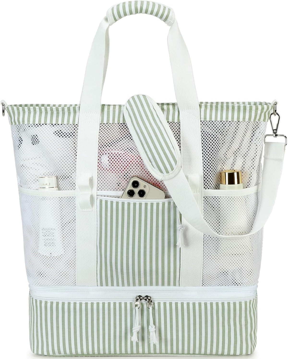 Versatile Summer Tote with Chilling Cooler Pocket