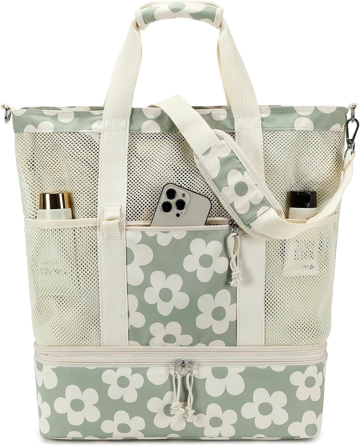 Versatile Summer Tote with Chilling Cooler Pocket