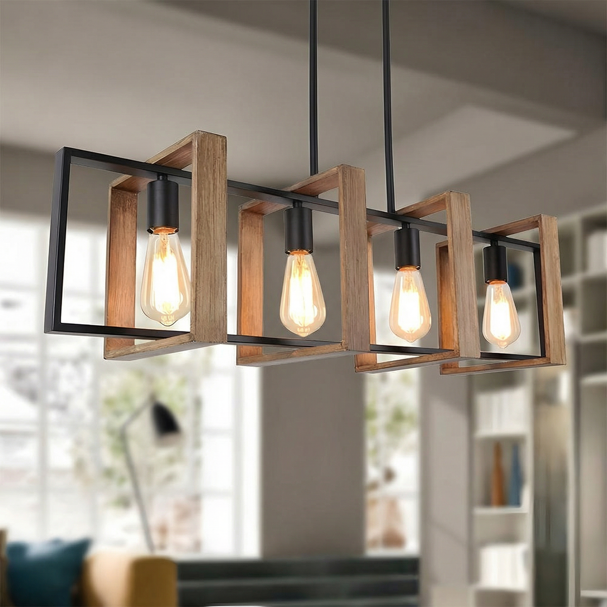 Stylish Black E27 Ceiling Pendant Lamp for Modern Spaces