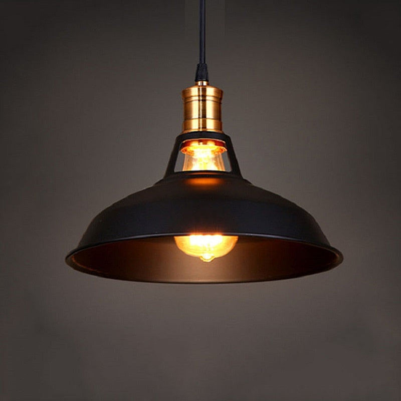Elegant Steel Pendant Light with Minimalist Shade