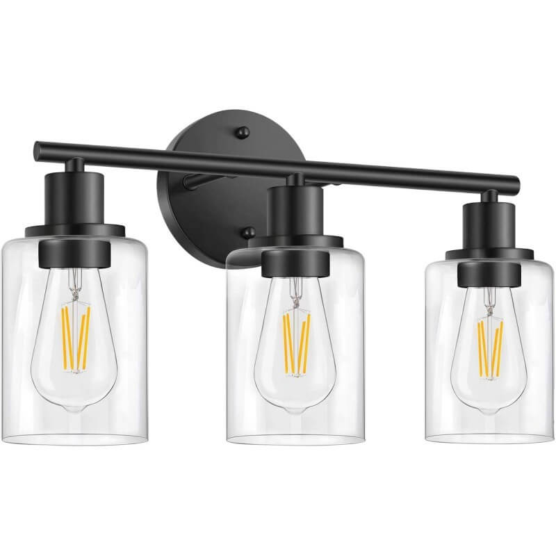 Vintage-Inspired Wall Light Fixture with Reversible Design