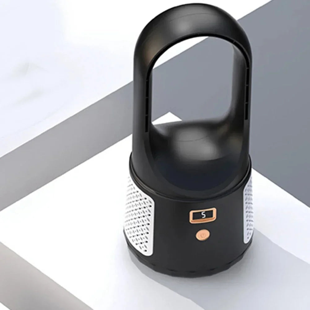 Cordless Bladeless Desk Fan with 6 Adjustable Speeds