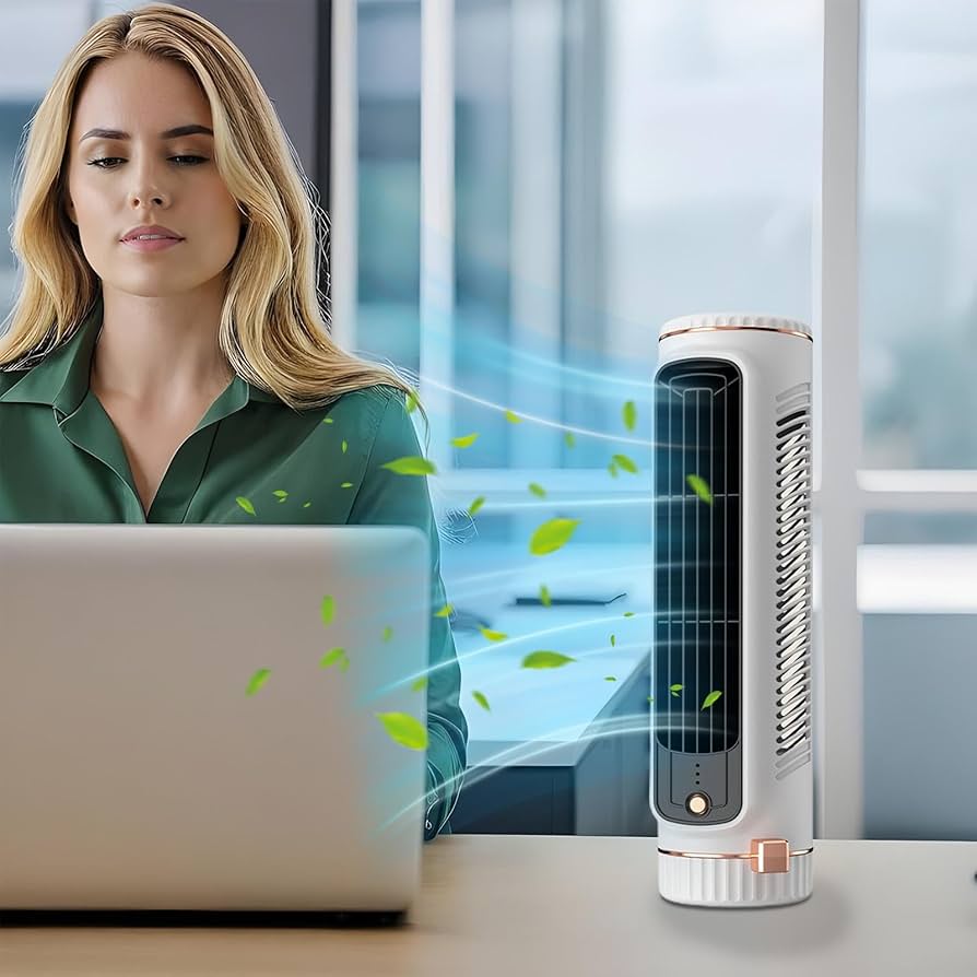 Cordless Air Circulator with USB Charging and 3 Speeds