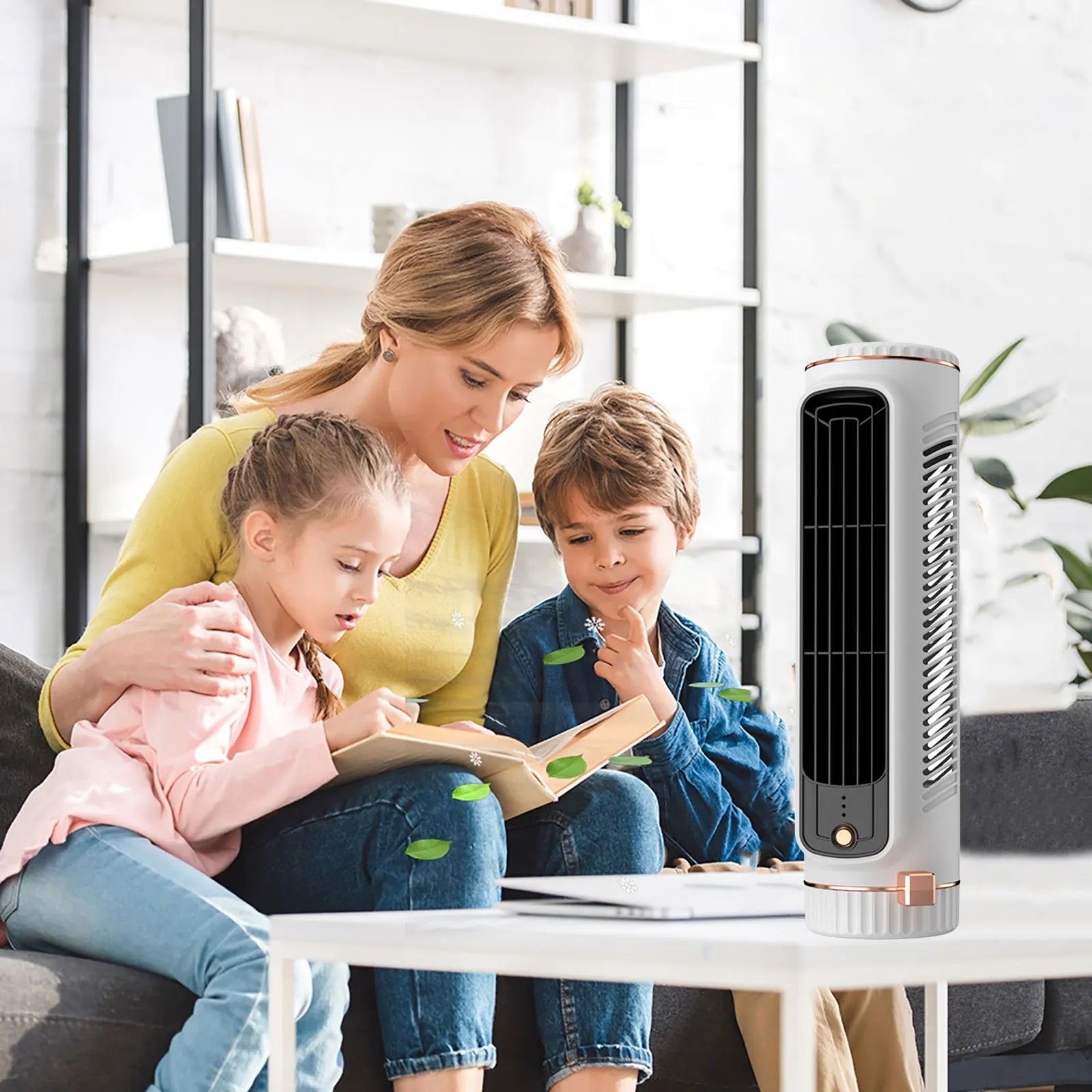 Cordless Air Circulator with USB Charging and 3 Speeds