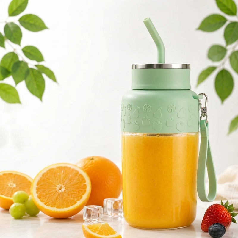 Portable Smoothie Maker for On-the-Go Refreshments