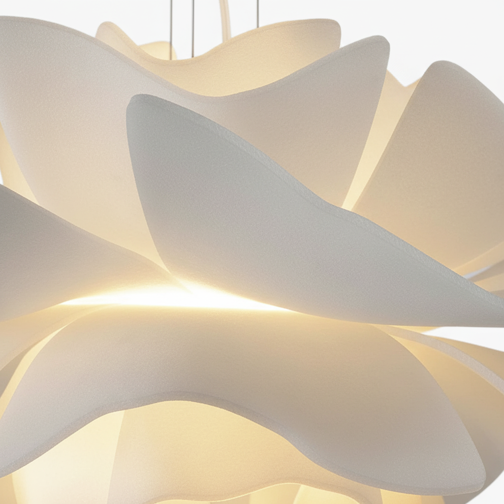 Flower-Inspired Pendant Light Fixture