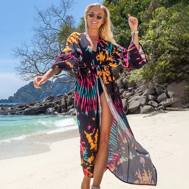 Breezy Haven – Effortless Summer Cover-Up for Beach Days