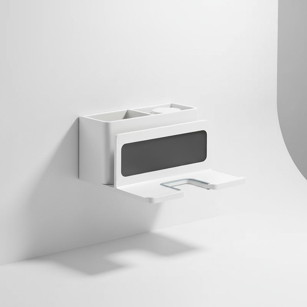 Bath Organizer with Suction-Free Design - BreezeDock