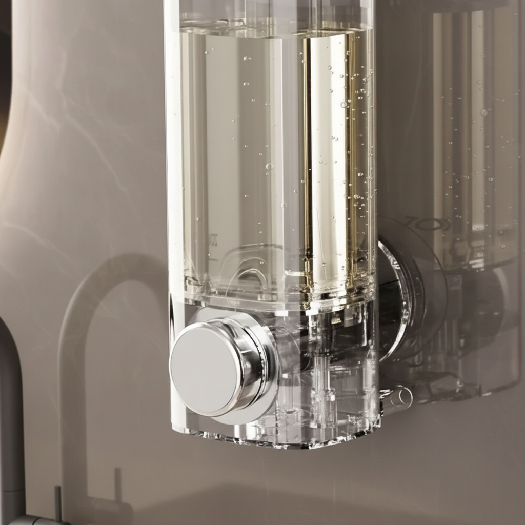 Suction Cup Dispenser for Soap - No Bore Design