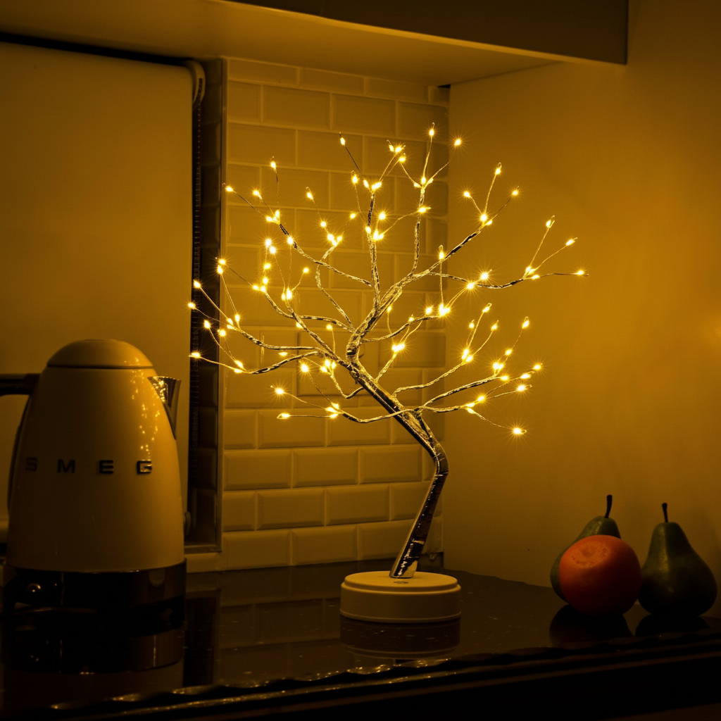 Serenity Glow | Nature-Inspired LED Desk Lamp for Tranquil Spaces