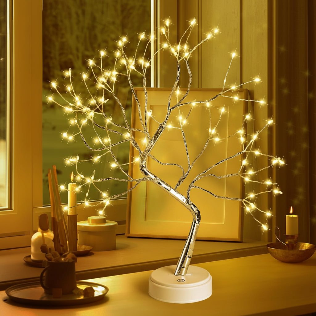 Serenity Glow | Nature-Inspired LED Desk Lamp for Tranquil Spaces