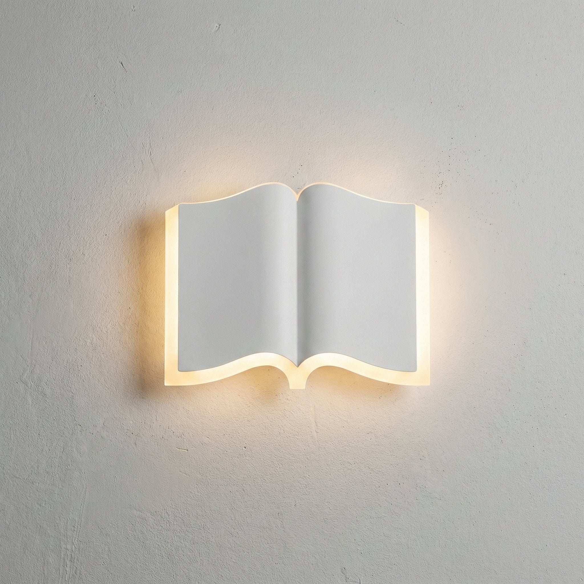 Wall Sconce Designed Like a Book - Decorative Lighting Fixture
