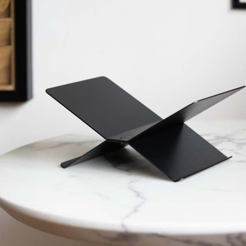 Sleek Iron Book Holder for Home and Office Use