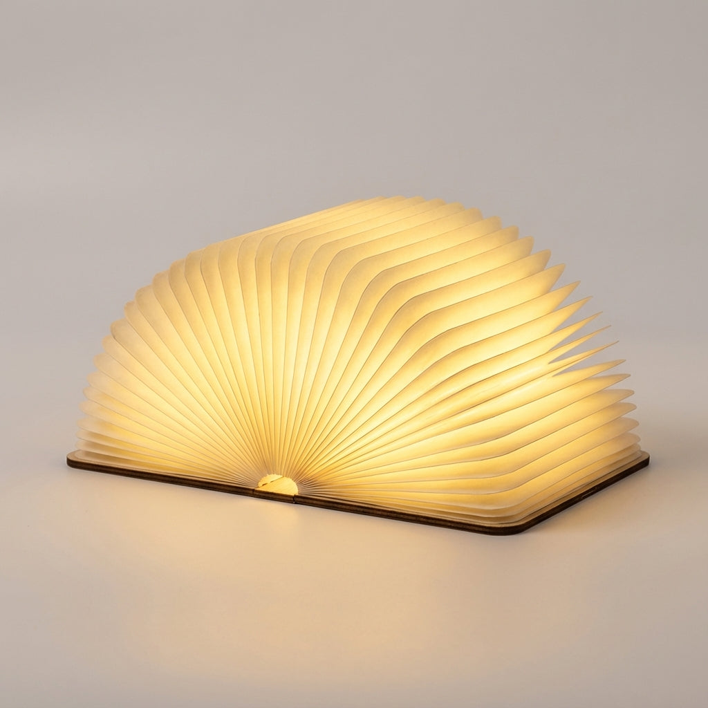 Table Lamp Designed as a Book Shape