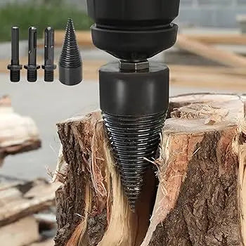 WoodSplit Pro | Heavy-Duty Drill Bit Set for Effortless Splitting