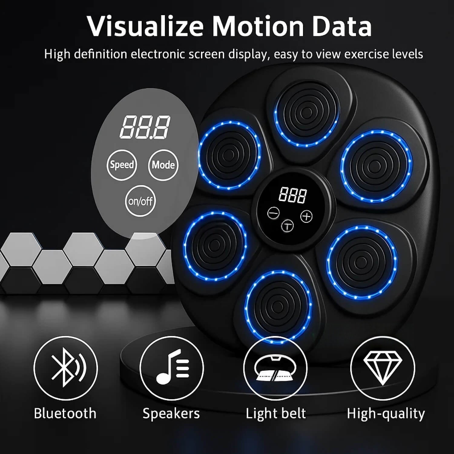 RhythmBox Training Pad | Interactive Music Boxing Experience