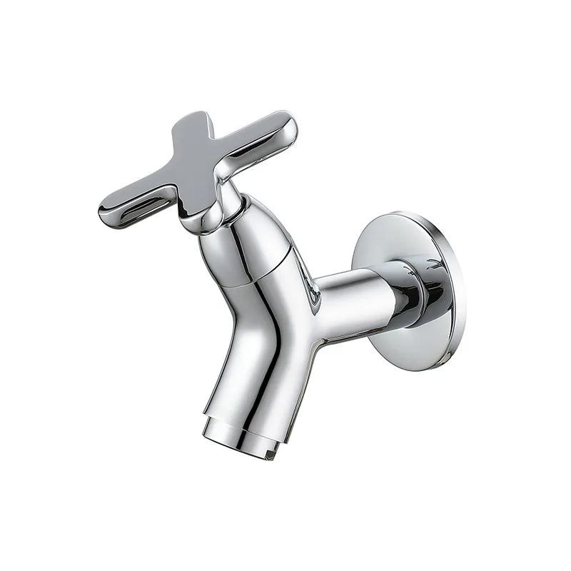 AquaCraft | Wall-Mounted Cold Water Faucet in Solid Brass | Stylish & Durable