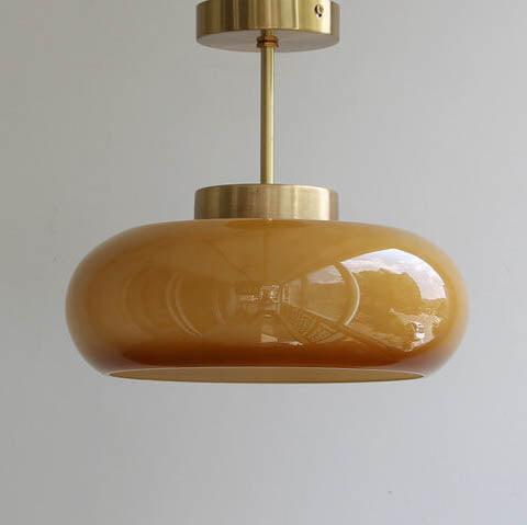 Golden Aura | Vintage-Inspired Semi-Flush Mount Light Fixture