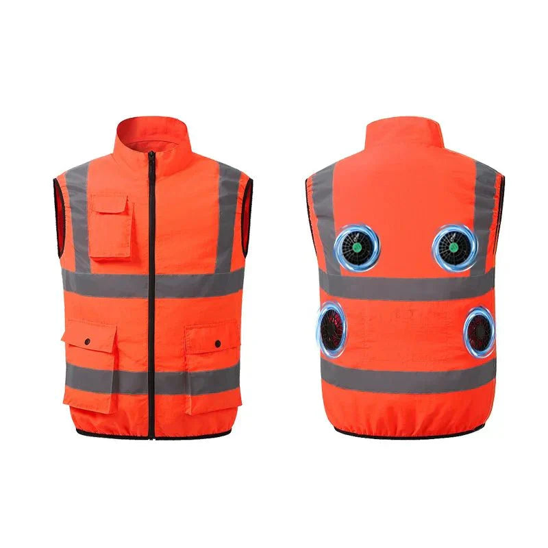 ChillGuard | Air-Flow Cooling Vest for Unmatched Comfort | Ultra-Lightweight for Outdoor Adventures