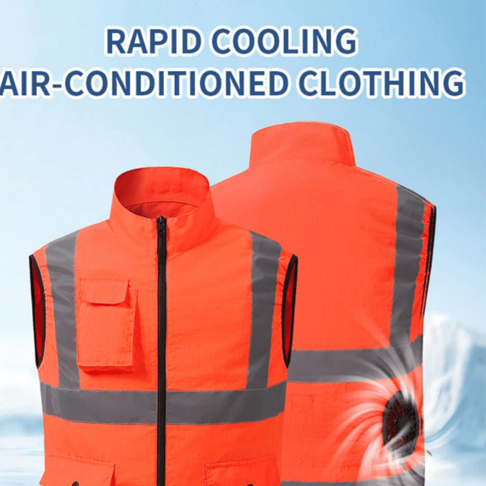 ChillGuard | Air-Flow Cooling Vest for Unmatched Comfort | Ultra-Lightweight for Outdoor Adventures