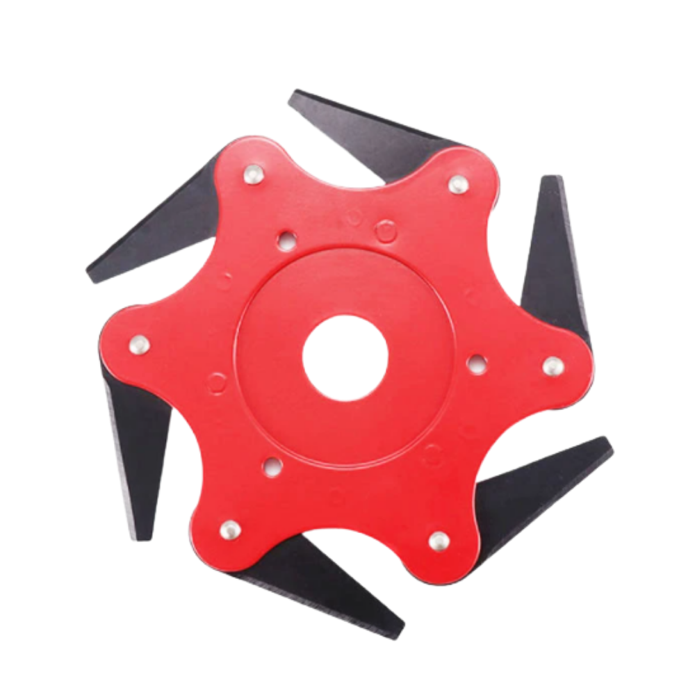 Durable Cutting Head with 6 Steel Blades – Trimmer Accessory