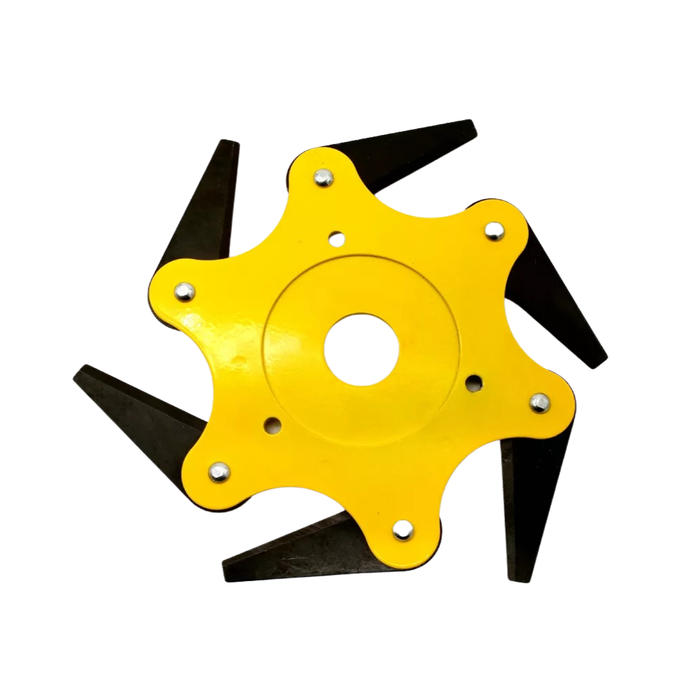 Durable Cutting Head with 6 Steel Blades – Trimmer Accessory