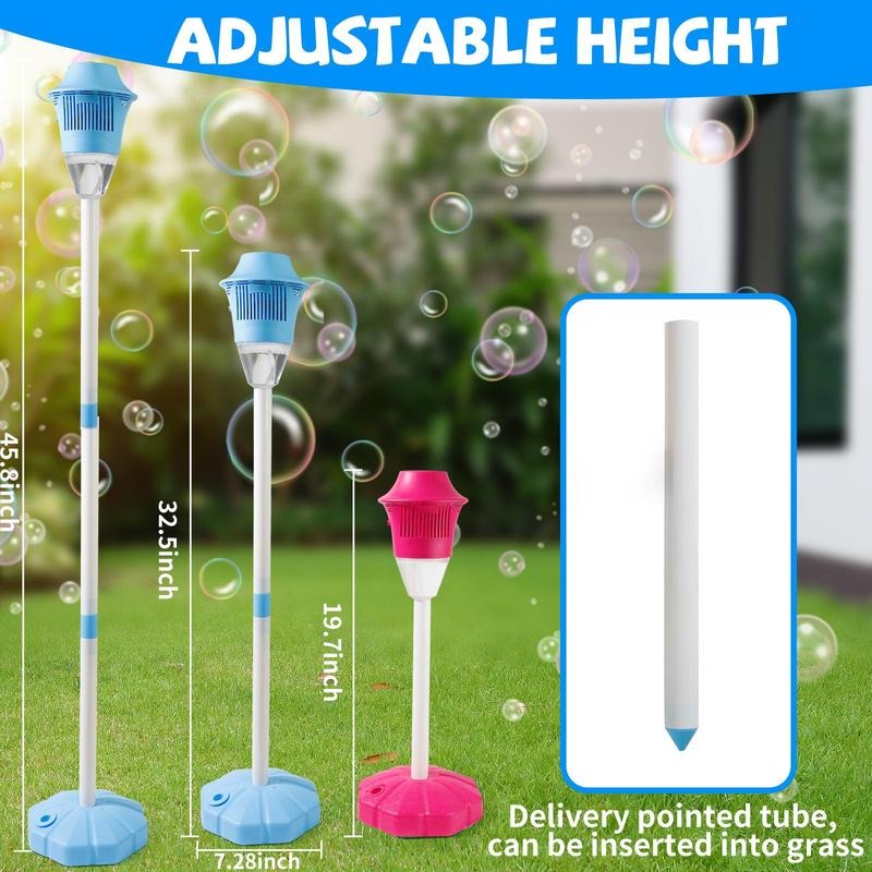 BubbleBliss | Portable Bubble Machine for Kids with Adjustable Height