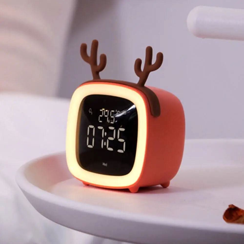 Lullaby Glow – Kids' Alarm Clock and Soothing Night Light