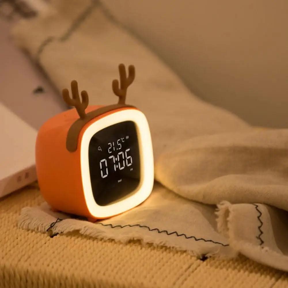 Lullaby Glow – Kids' Alarm Clock and Soothing Night Light