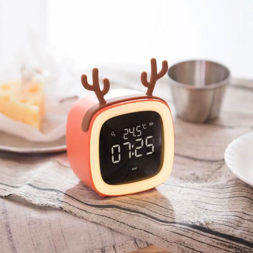Lullaby Glow – Kids' Alarm Clock and Soothing Night Light