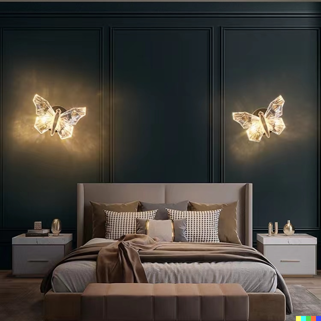 LED Lamp in Butterfly Shape - Decorative Lighting