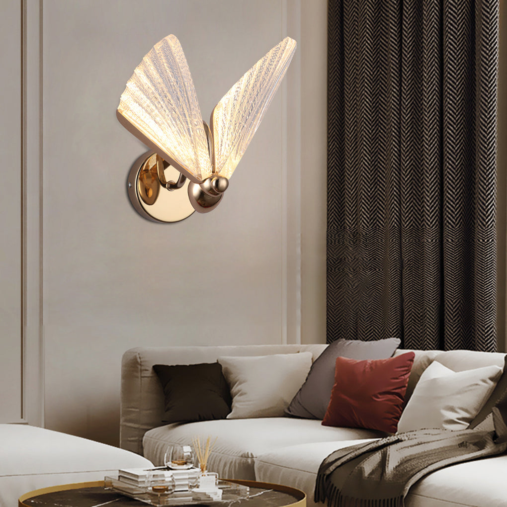 Elegant Butterfly Design LED Wall Lamp for Indoor Spaces