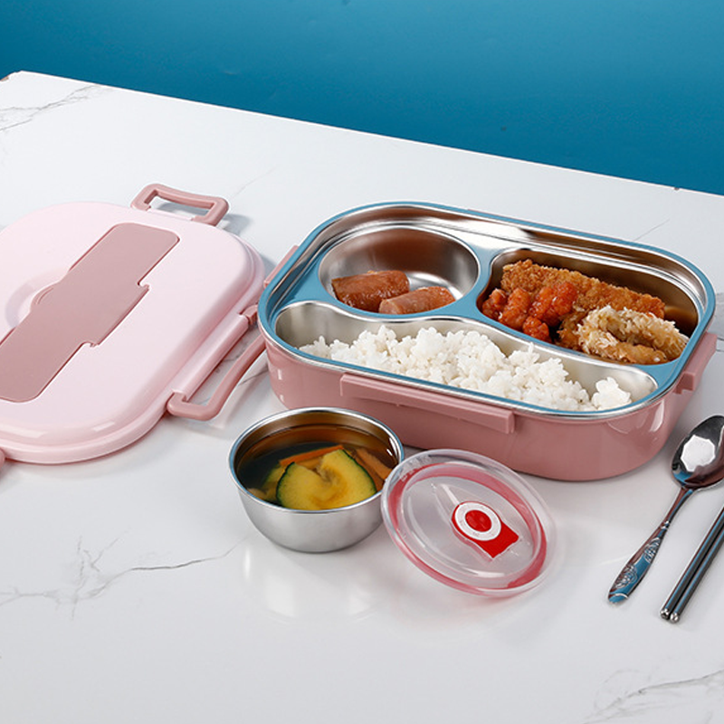 Insulated Steel Lunch Container for Fresh Meals Anywhere