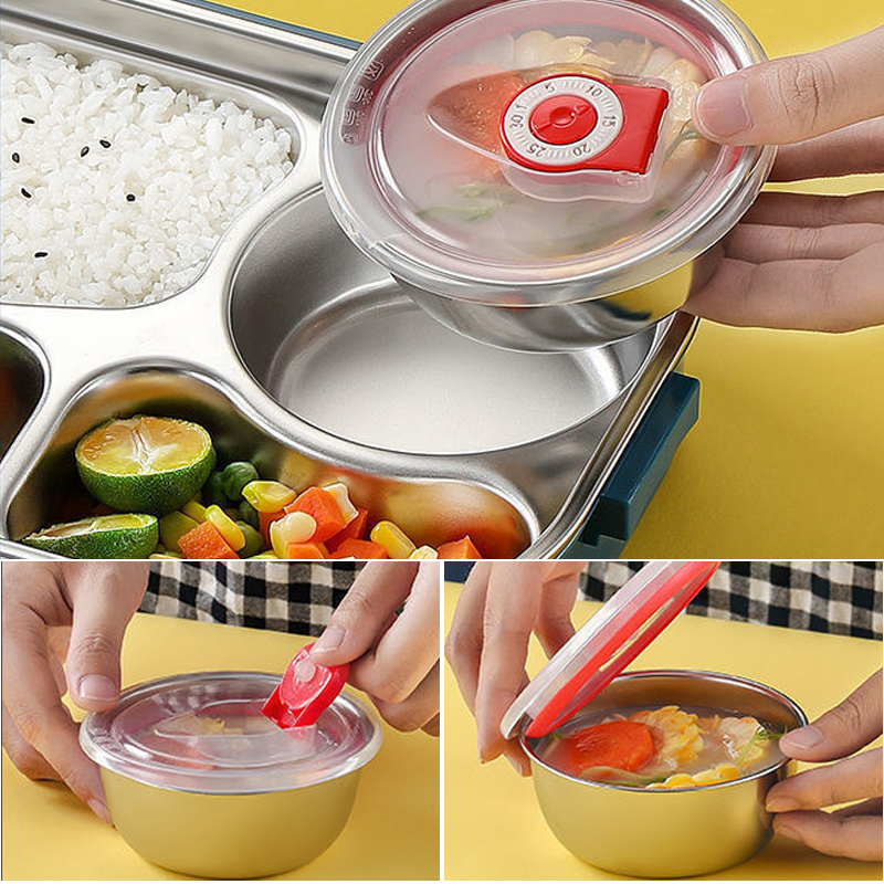 Insulated Steel Lunch Container for Fresh Meals Anywhere