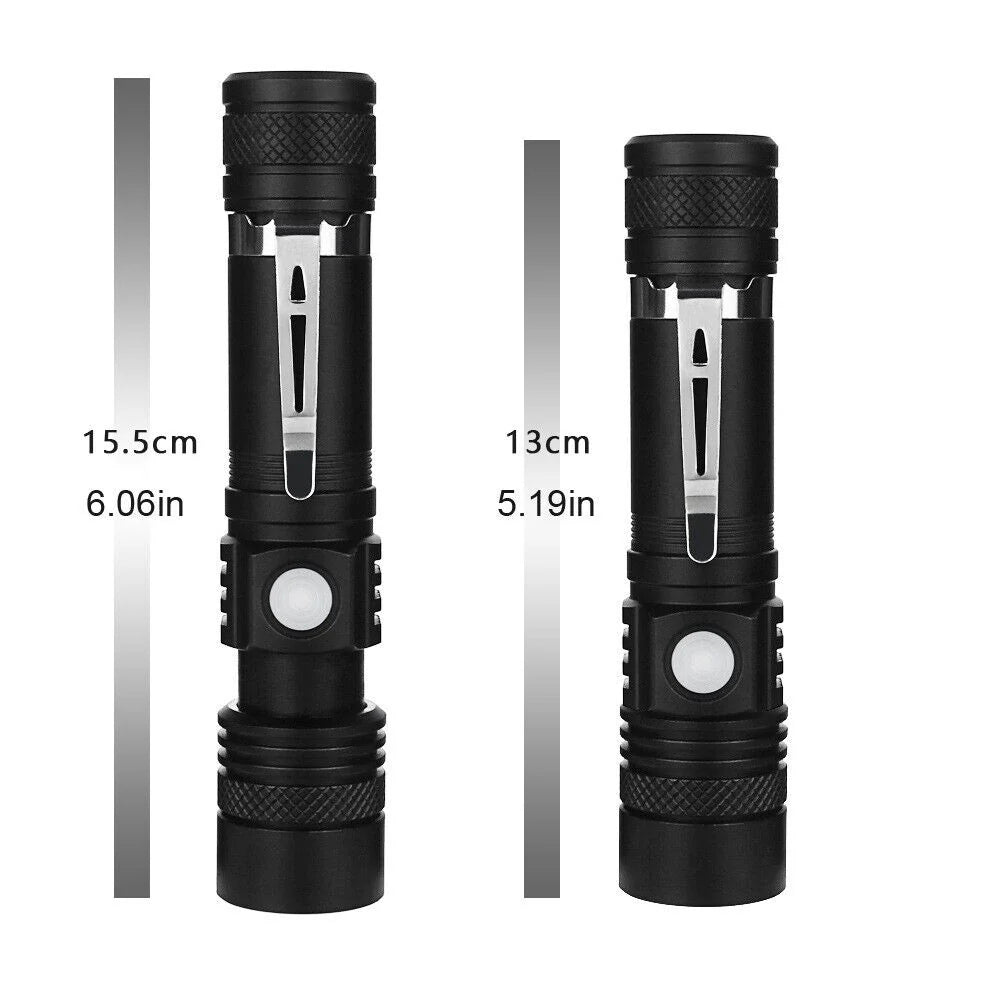 UltraBeam 90000LM Tactical Rechargeable Flashlight