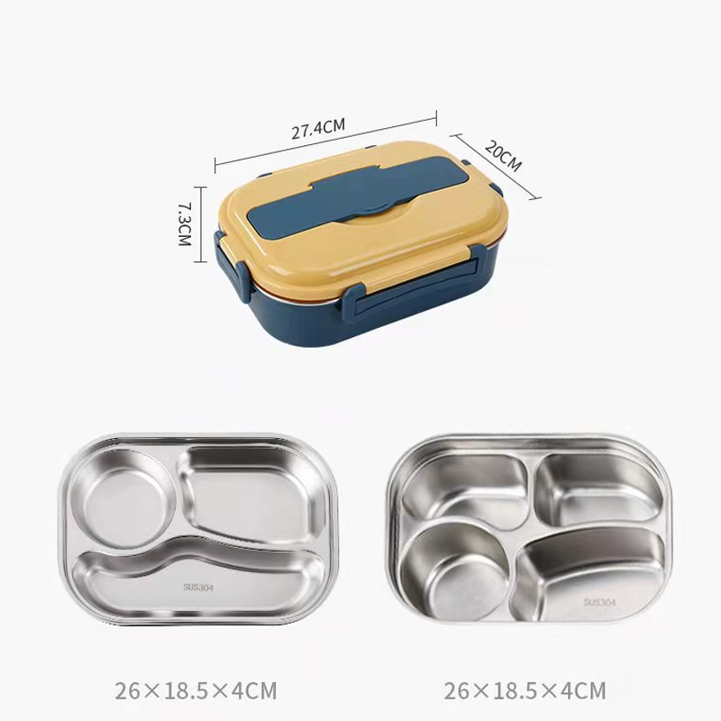 Insulated Steel Lunch Container for Fresh Meals Anywhere
