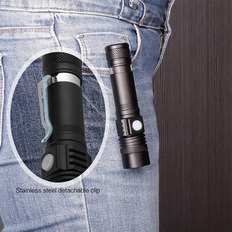UltraBeam 90000LM Tactical Rechargeable Flashlight