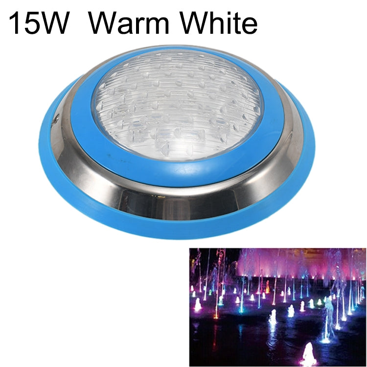 15W LED Stainless Steel Wall Light for Pools & Landscapes