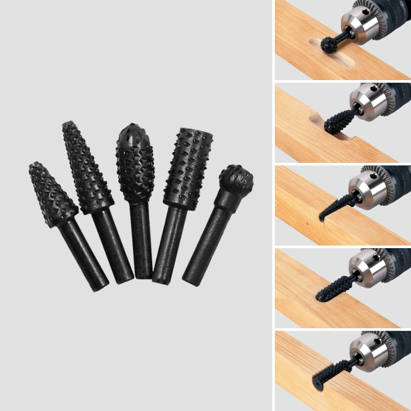 Precision Rotary Tool Set for Wood and Metal Crafting