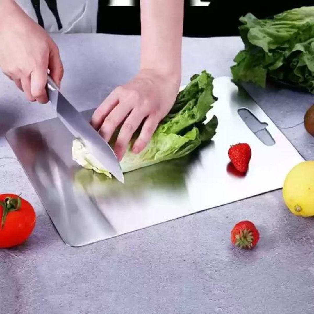 Premium Titanium Chef's Board for Effortless Food Prep