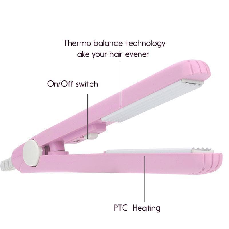 Compact Ceramic Curling Wand for Effortless Styles