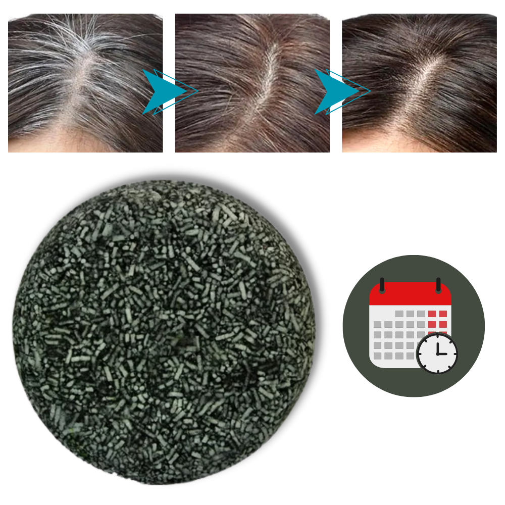 Revitalizing Solid Shampoo for Restoring Natural Color