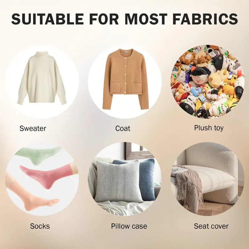 Cordless Fabric Refresh Tool for Clothes and Upholstery