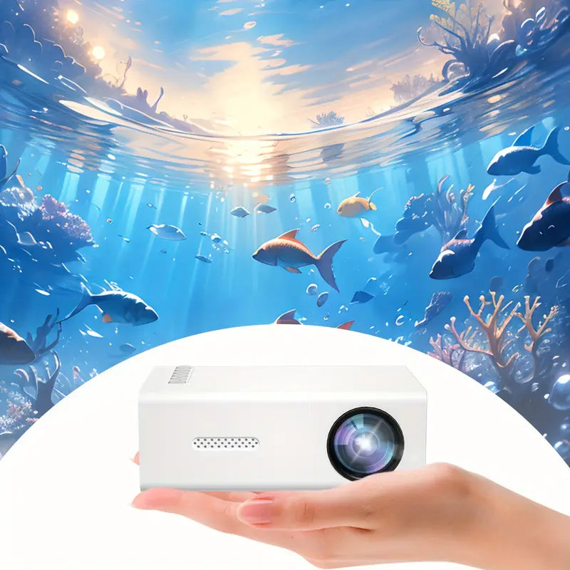 Compact 720P Projector for Home and On-the-Go Fun