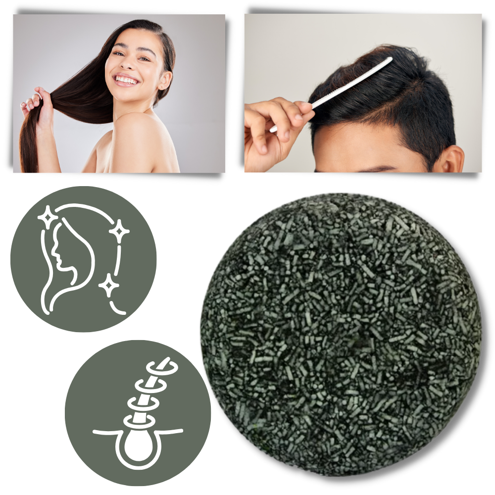 Revitalizing Solid Shampoo for Restoring Natural Color