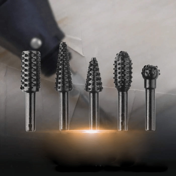 Precision Rotary Tool Set for Wood and Metal Crafting