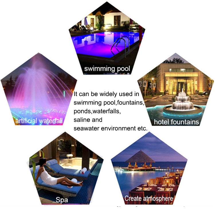 15W LED Stainless Steel Wall Light for Pools & Landscapes