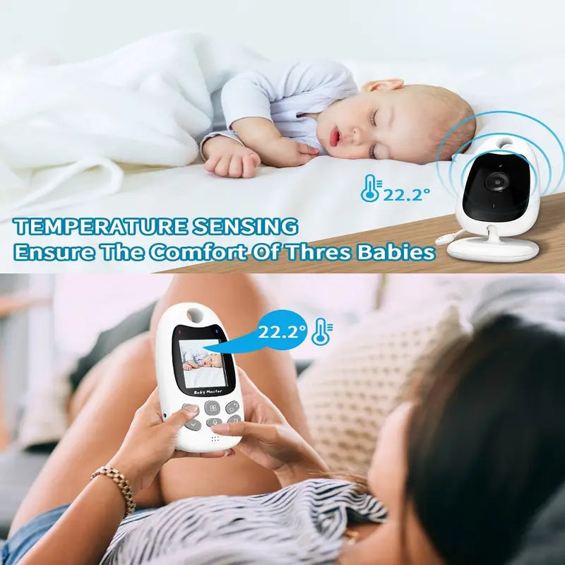 Smart Wireless Baby Monitor with Night Vision & Two-Way Talk