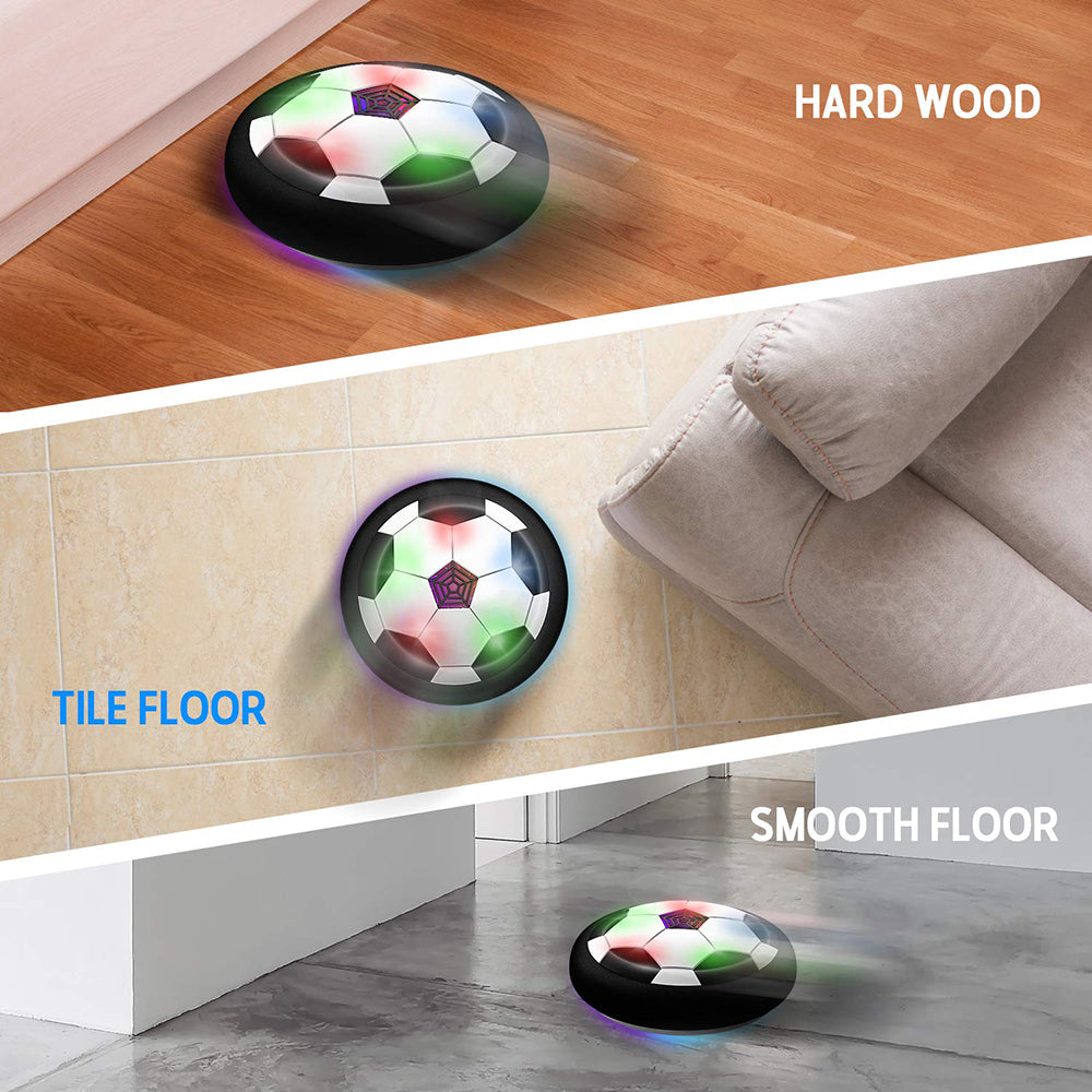 2 Pack Air Glide Soccer Balls for Indoor Fun