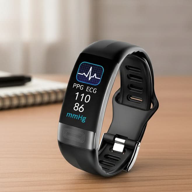 HealthGuard Pro - Smartwatch with ECG and Blood Pressure Insights